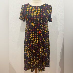 LuLaRoe Size XXS Abstract Pattern High-Low Dress.